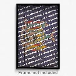Farmingdale New York Poster (NY City Souvenir 11x17 Town Print)
