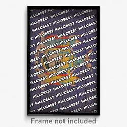 Hillcrest New York Poster (NY City Souvenir 11x17 Town Print)