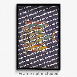 Wading River New York Poster (NY City Souvenir 11x17 Town Print)