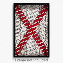 Vestavia Hills Alabama Poster (AL City Souvenir 11x17 Town Print)