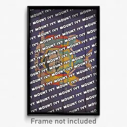 Mount Ivy New York Poster (NY City Souvenir 11x17 Town Print)