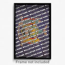 Williston Park New York Poster (NY City Souvenir 11x17 Town Print)