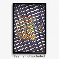 Briarcliff Manor New York Poster (NY City Souvenir 11x17 Town Print)