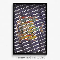 Oakdale New York Poster (NY City Souvenir 11x17 Town Print)