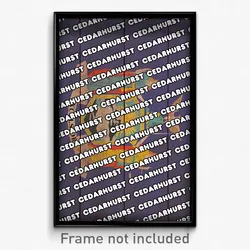 Cedarhurst New York Poster (NY City Souvenir 11x17 Town Print)