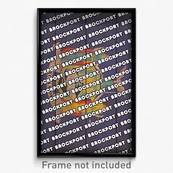 Brockport New York Poster (NY City Souvenir 11x17 Town Print)