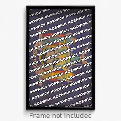 Norwich New York Poster (NY City Souvenir 11x17 Town Print)