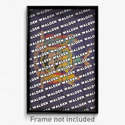 Walden New York Poster (NY City Souvenir 11x17 Town Print)
