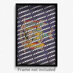 Lawrence New York Poster (NY City Souvenir 11x17 Town Print)
