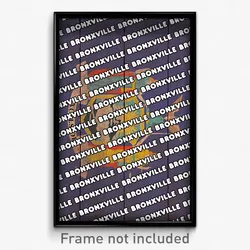 Bronxville New York Poster (NY City Souvenir 11x17 Town Print)