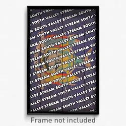 South Valley Stream New York Poster (NY City Souvenir 11x17 Town Print)