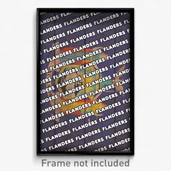 Flanders New York Poster (NY City Souvenir 11x17 Town Print)