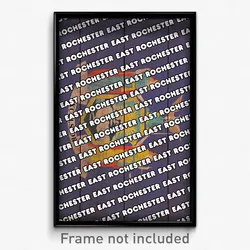 East Rochester New York Poster (NY City Souvenir 11x17 Town Print)