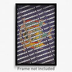 East Farmingdale New York Poster (NY City Souvenir 11x17 Town Print)