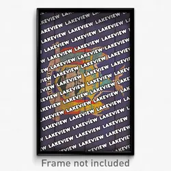 Lakeview New York Poster (NY City Souvenir 11x17 Town Print)