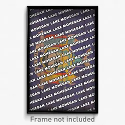 Lake Mohegan New York Poster (NY City Souvenir 11x17 Town Print)