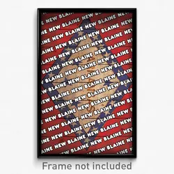 New Blaine Arkansas Poster (AR City Souvenir 11x17 Town Print)