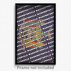 Washingtonville New York Poster (NY City Souvenir 11x17 Town Print)