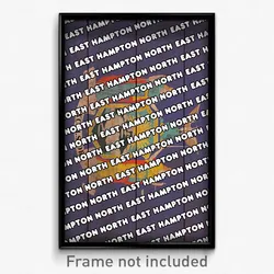 East Hampton North New York Poster (NY City Souvenir 11x17 Town Print)