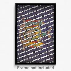 Hampton Manor New York Poster (NY City Souvenir 11x17 Town Print)