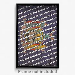Grandyle Village New York Poster (NY City Souvenir 11x17 Town Print)
