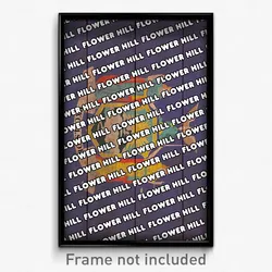 Flower Hill New York Poster (NY City Souvenir 11x17 Town Print)