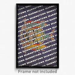 Searingtown New York Poster (NY City Souvenir 11x17 Town Print)