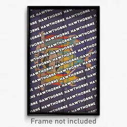 Hawthorne New York Poster (NY City Souvenir 11x17 Town Print)
