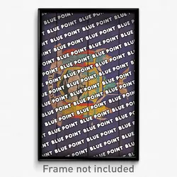 Blue Point New York Poster (NY City Souvenir 11x17 Town Print)