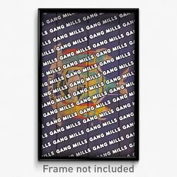 Gang Mills New York Poster (NY City Souvenir 11x17 Town Print)