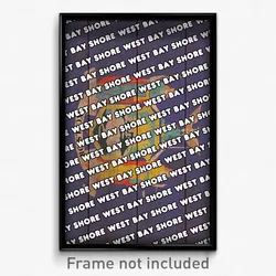 West Bay Shore New York Poster (NY City Souvenir 11x17 Town Print)