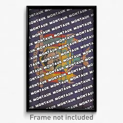 Montauk New York Poster (NY City Souvenir 11x17 Town Print)