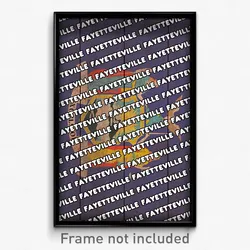 Fayetteville New York Poster (NY City Souvenir 11x17 Town Print)