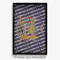 Ellenville New York Poster (NY City Souvenir 11x17 Town Print)