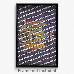 Putnam Lake New York Poster (NY City Souvenir 11x17 Town Print)