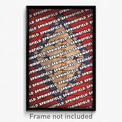 Springfield Arkansas Poster (AR City Souvenir 11x17 Town Print)