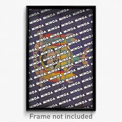 Minoa New York Poster (NY City Souvenir 11x17 Town Print)