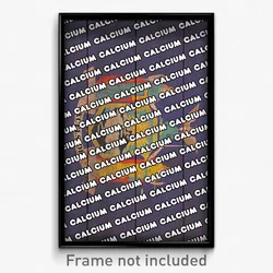 Calcium New York Poster (NY City Souvenir 11x17 Town Print)