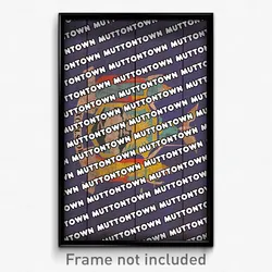 Muttontown New York Poster (NY City Souvenir 11x17 Town Print)