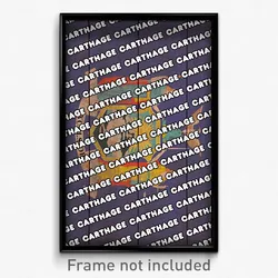 Carthage New York Poster (NY City Souvenir 11x17 Town Print)