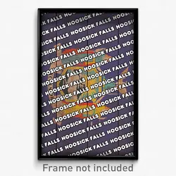 Hoosick Falls New York Poster (NY City Souvenir 11x17 Town Print)