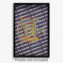 Cornwall-on-Hudson New York Poster (NY City Souvenir 11x17 Town Print)
