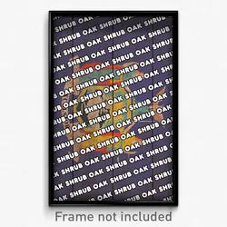 Shrub Oak New York Poster (NY City Souvenir 11x17 Town Print)
