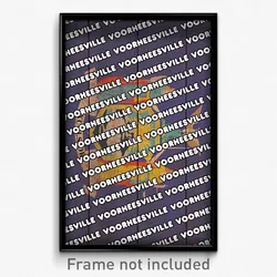 Voorheesville New York Poster (NY City Souvenir 11x17 Town Print)