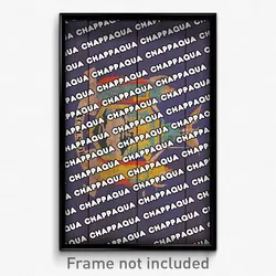 Chappaqua New York Poster (NY City Souvenir 11x17 Town Print)