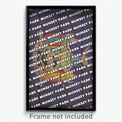 Munsey Park New York Poster (NY City Souvenir 11x17 Town Print)