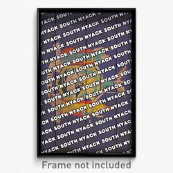 South Nyack New York Poster (NY City Souvenir 11x17 Town Print)