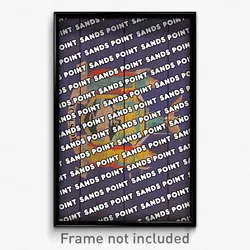 Sands Point New York Poster (NY City Souvenir 11x17 Town Print)
