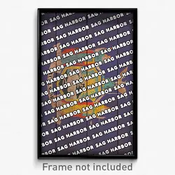 Sag Harbor New York Poster (NY City Souvenir 11x17 Town Print)