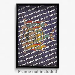 Brewster Hill New York Poster (NY City Souvenir 11x17 Town Print)